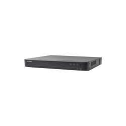 DVR 4 Megapixel / 4 Canales TURBOHD + 2 Canales IP / 1 Bahía de Disco Duro / 1 Canal de Audio / Vídeoanálisis