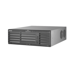 NVR 12 Megapixel (4K) / 64 Canales IP / 16 Bahías de Disco Duro / H.265+ / 4 Tarjetas de Red / Soporta RAID con Hot Swap